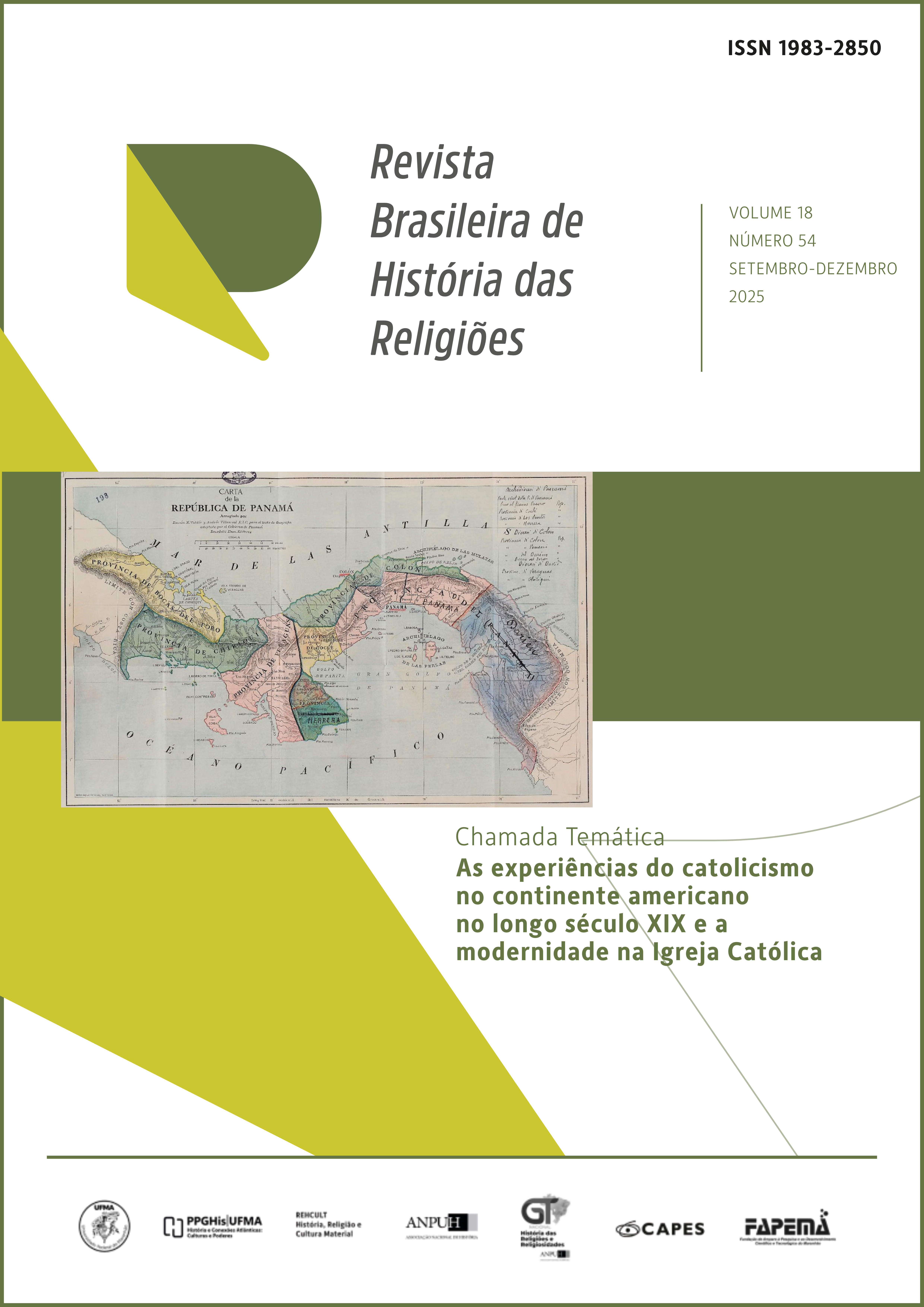 					Visualizar v. 18 n. 54 (2025): Chamada Temática: As experiências do catolicismo no continente americano no longo século XIX e a modernidade na Igreja Católica
				