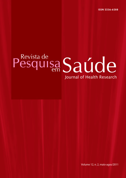 					Visualizar v. 12 n. 2 (2011)
				